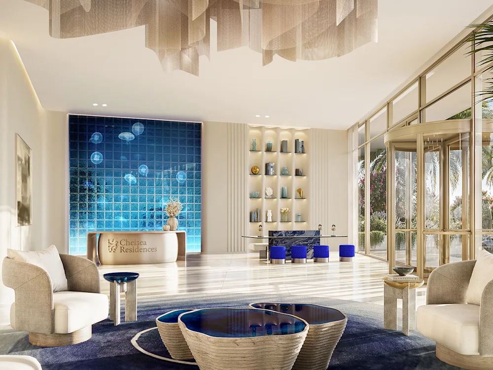 Blue Beach Towers giriş lobisi