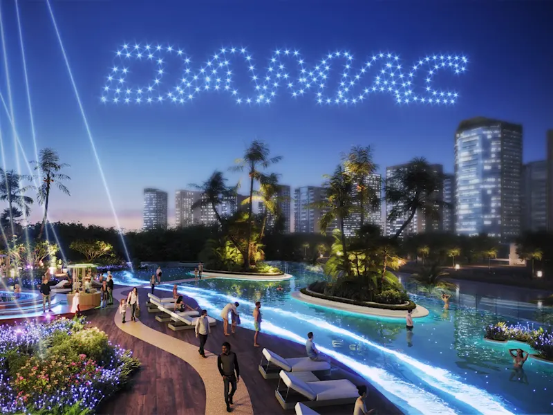 Blue Topaz Tower'de yıldız lagünü
