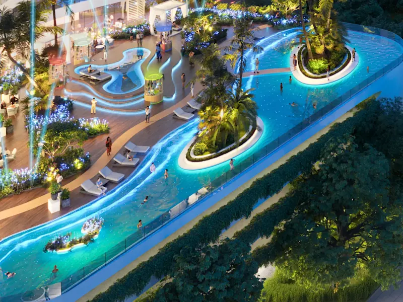 Blue Topaz Tower'de sonsuzluk havuzu