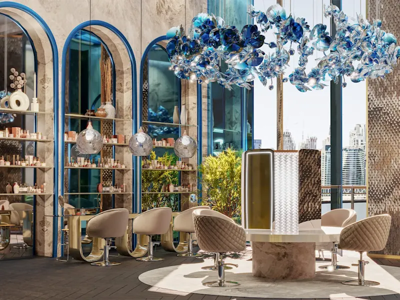 Blue Topaz Tower'de güzellik salonu