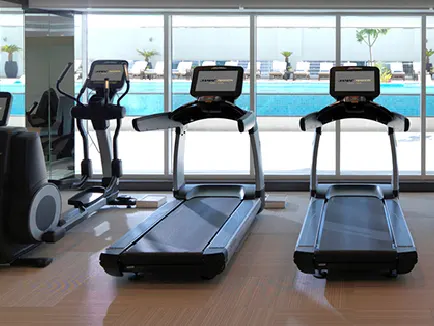 Canal View Apartments'da spor salonu