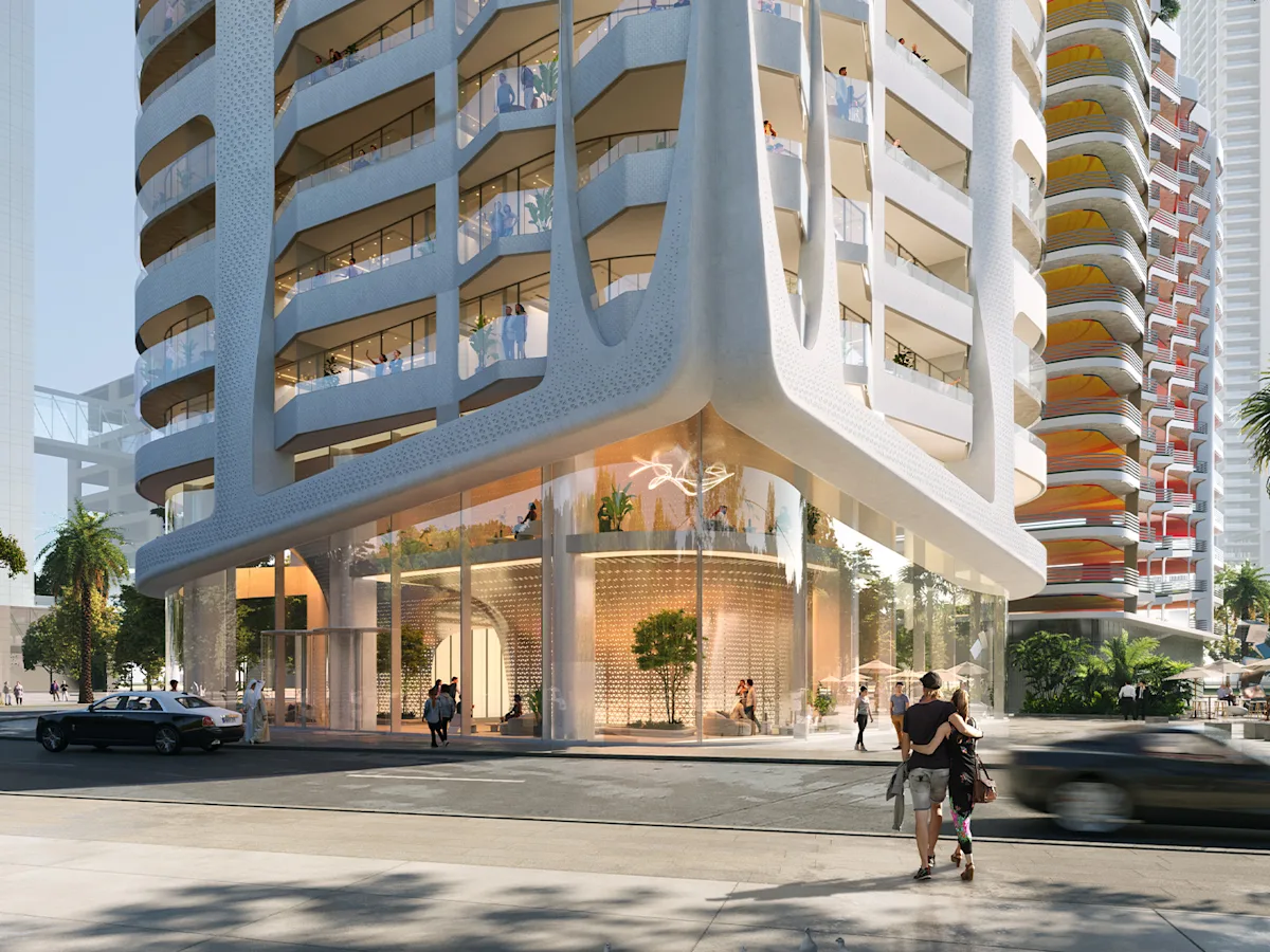 Sheikh Zayed Road üzerindeki Energy Tower kulesi