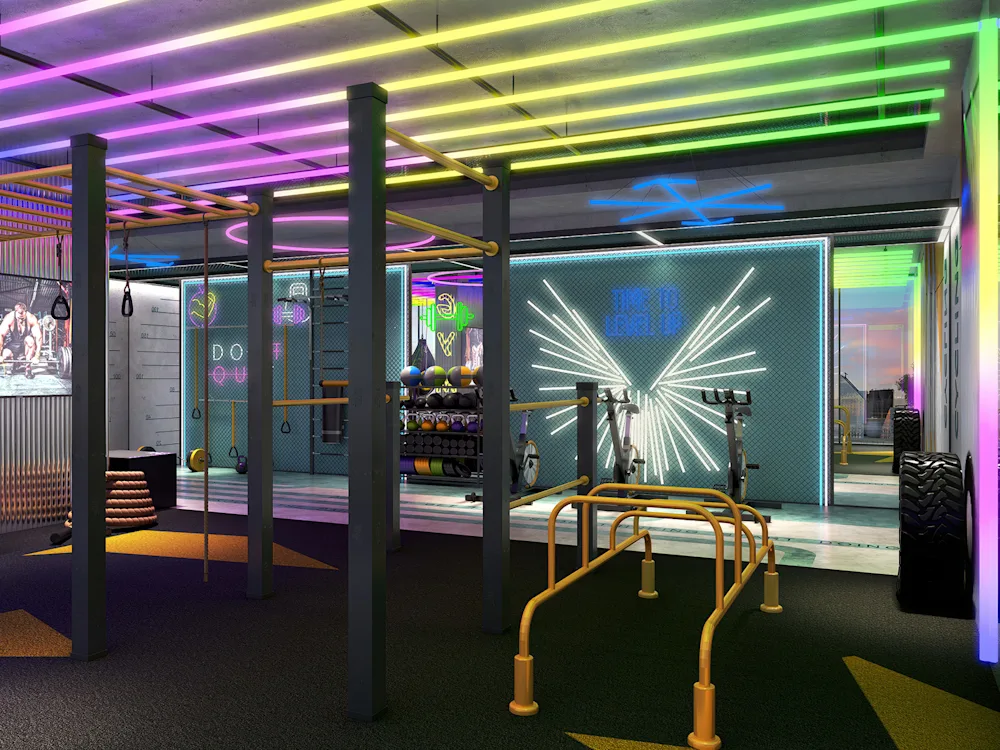 Energy Tower'da spor tesisleri
