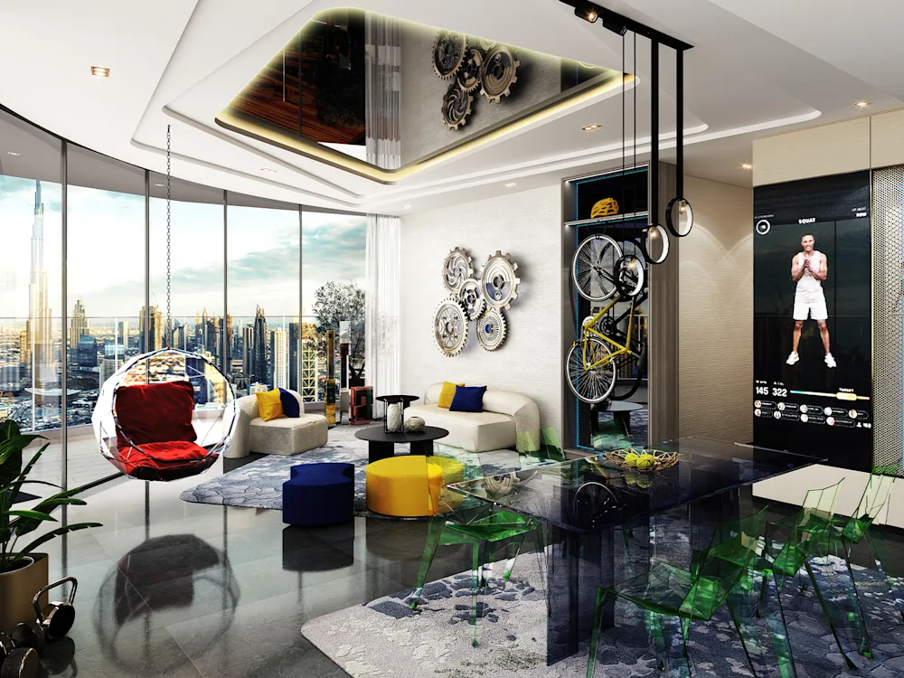 Energy Tower'da iç tasarım