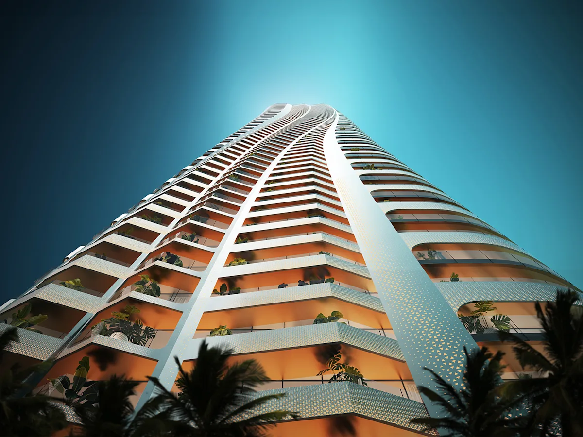 Dubai'de Sheikh Zayed Road üzerinde konut kulesi - Energy Tower