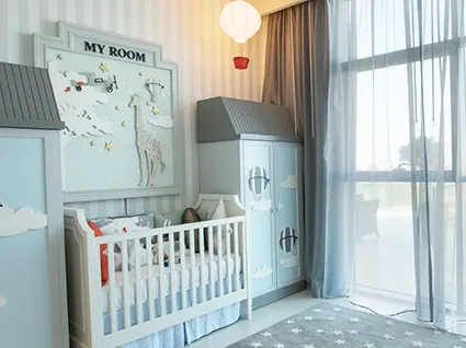 Golf Glass Apartments'da iç tasarım