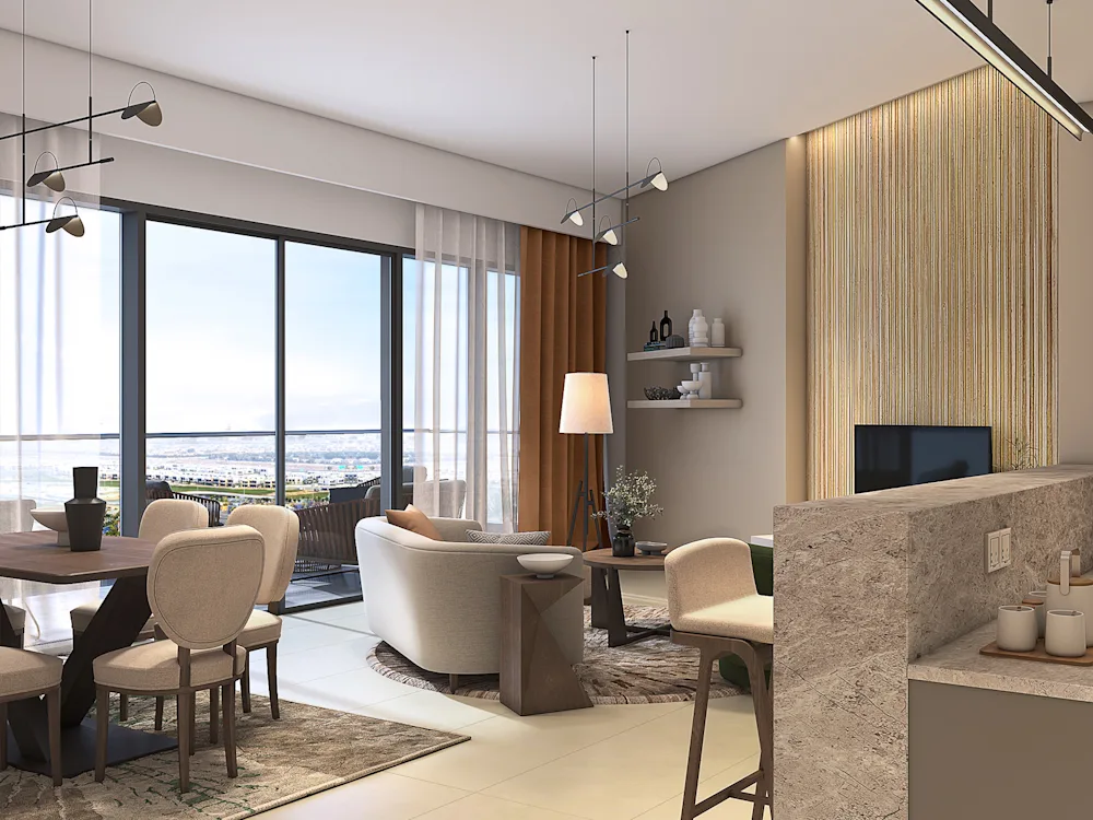 Golf View Apartments'te iç tasarım