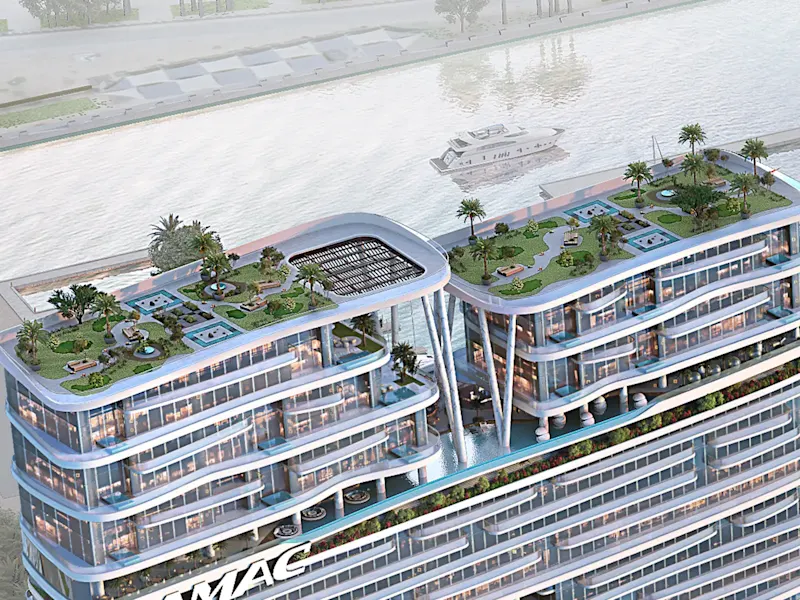Harbour Bay Tower 2'de çatı bahçesi