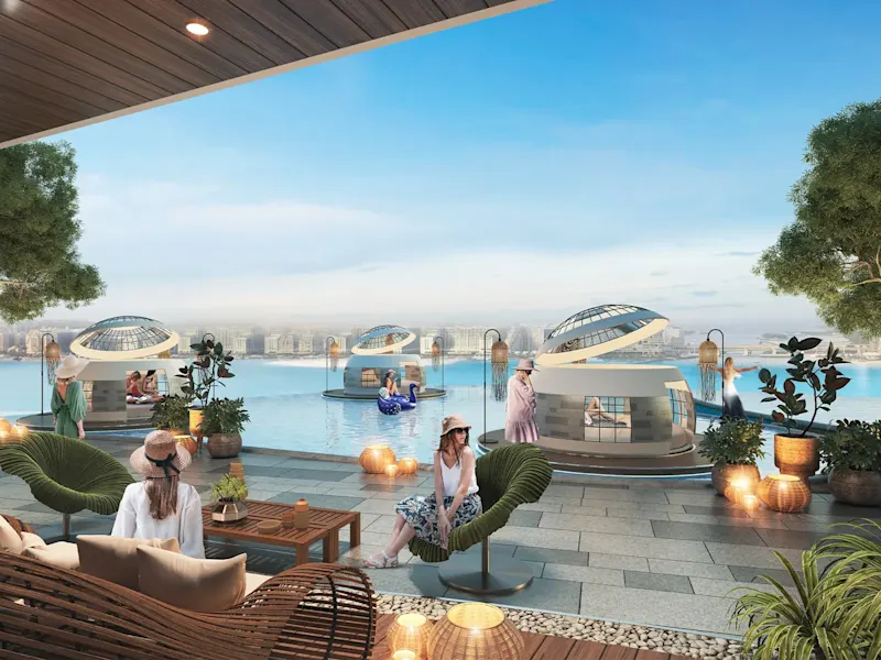 Harbour Bay Tower 2'de yüzer dinlenme kapsülleri