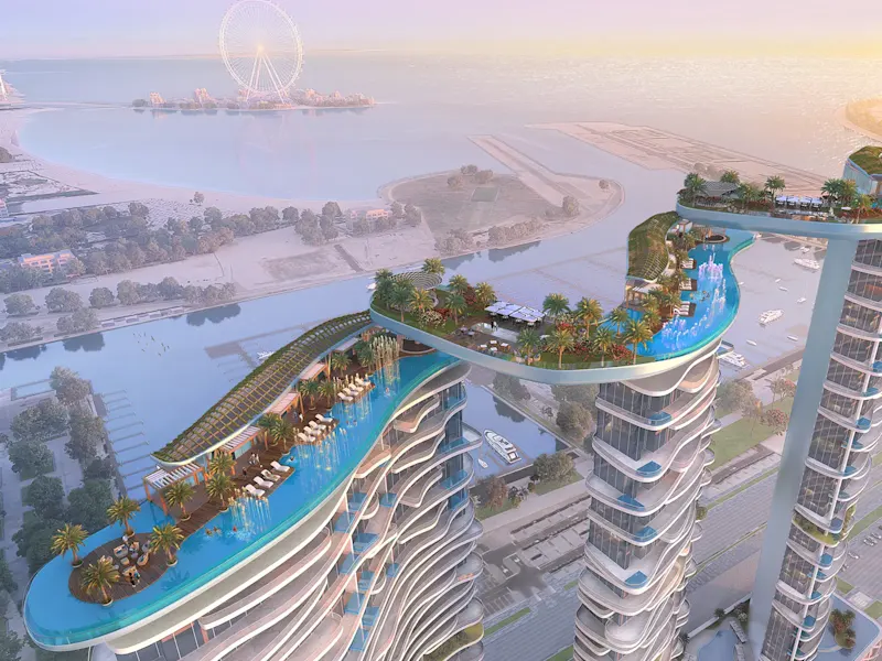 Harbour Bay Tower'de gökyüzü bahçesi