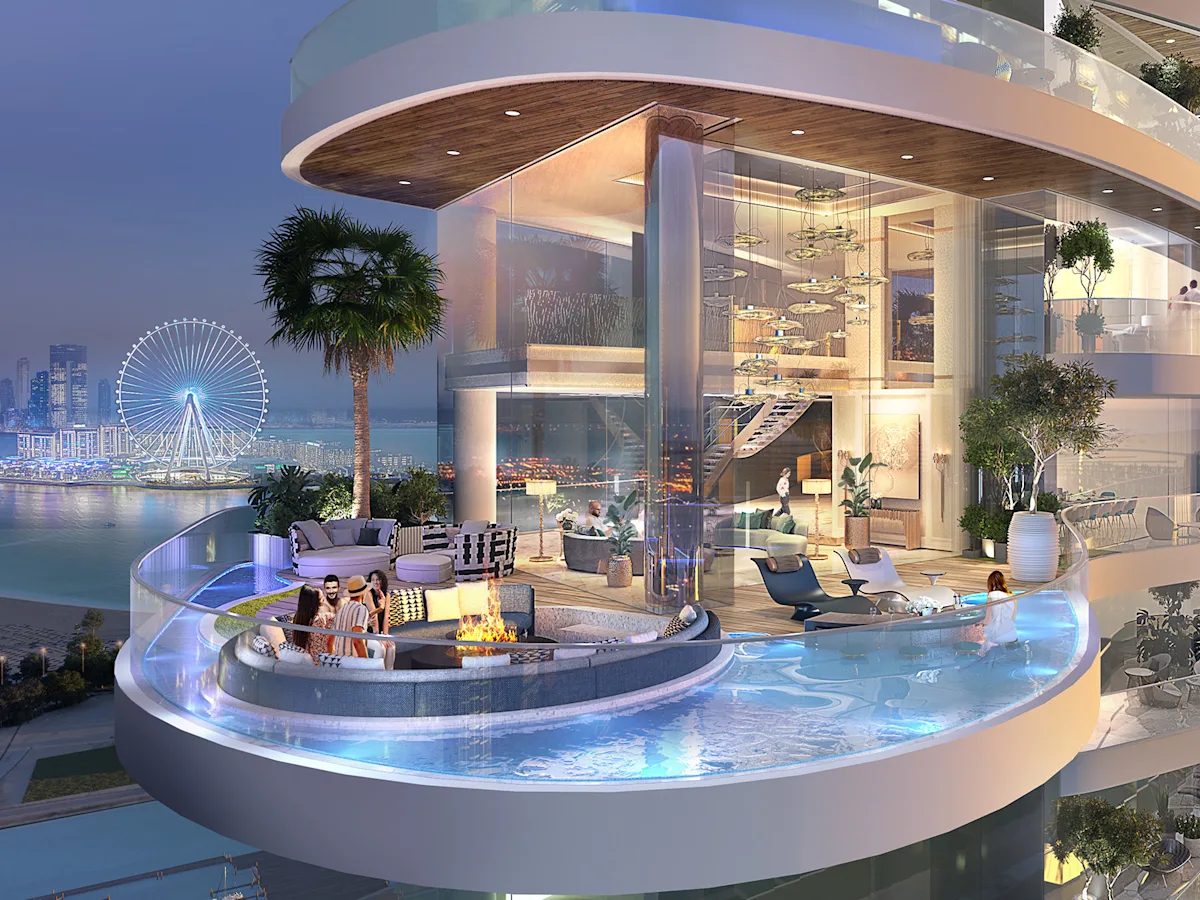 Dubai Harbour'da deniz kıyısında konut kulesi - Harbour Bay Tower