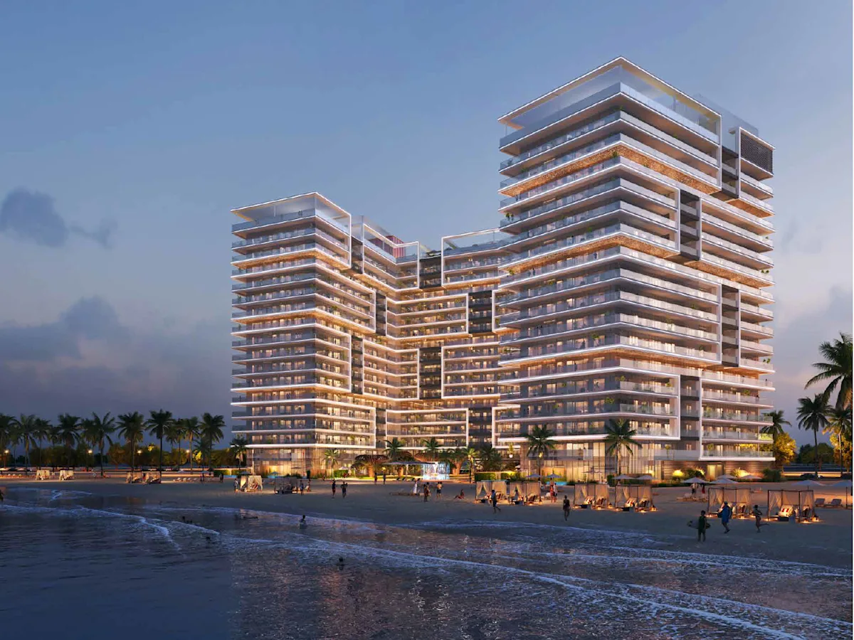 Al Marjan Island sahilinde Marjan Beach Apartments projesi