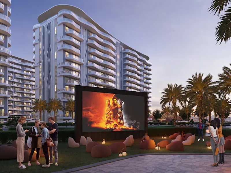 Mediterranean Quarter Apartments'da açık hava sahnesi