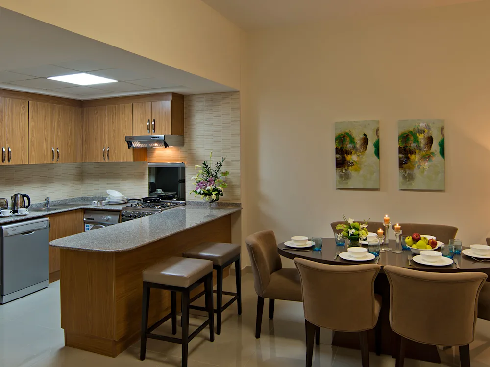 Moroccan Garden Apartments'da iç tasarım