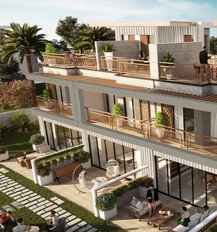 Nature Homes townhouse cephesi
