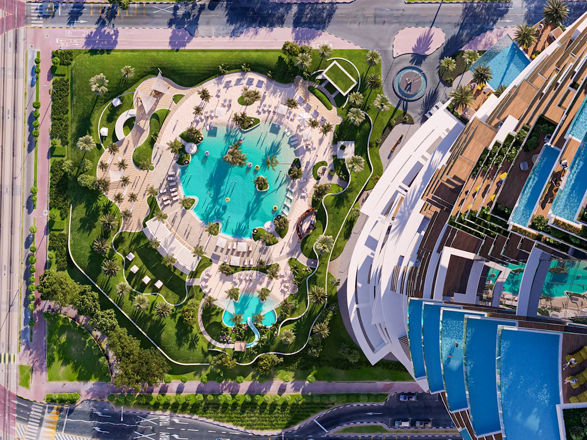 Palm Jumeirah'a bakan Palm View Tower