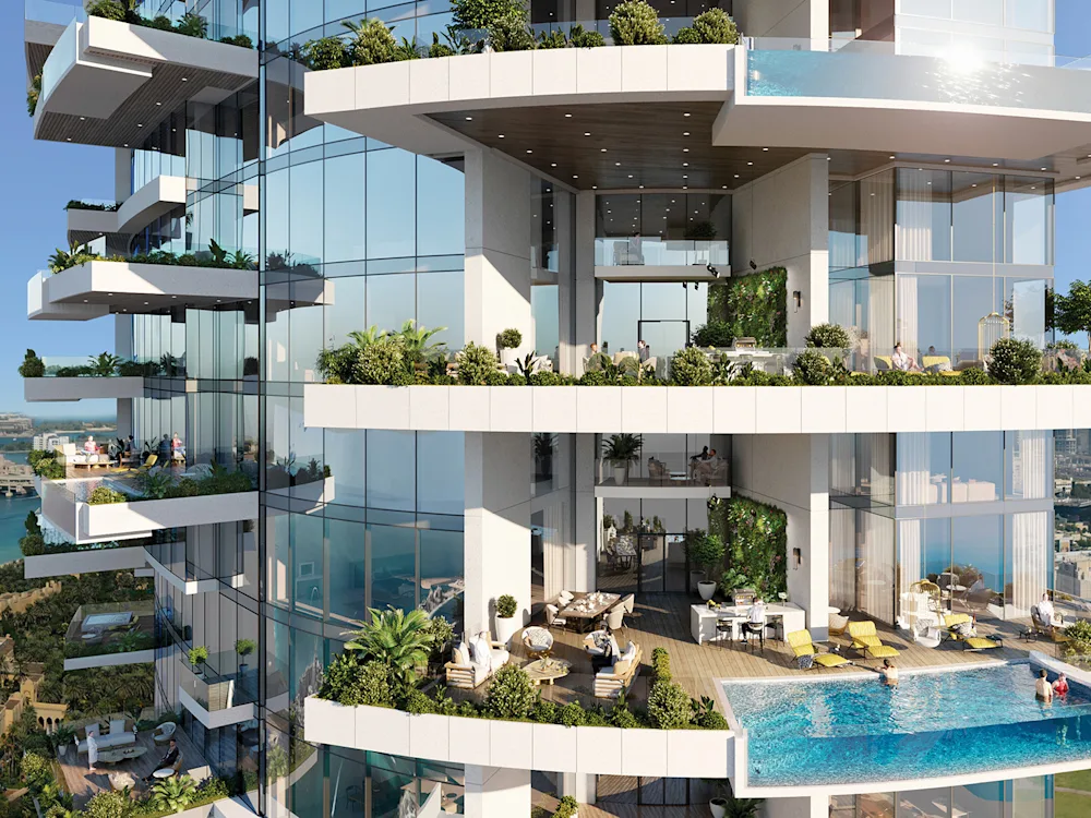 Palm View Tower'da iç tasarım