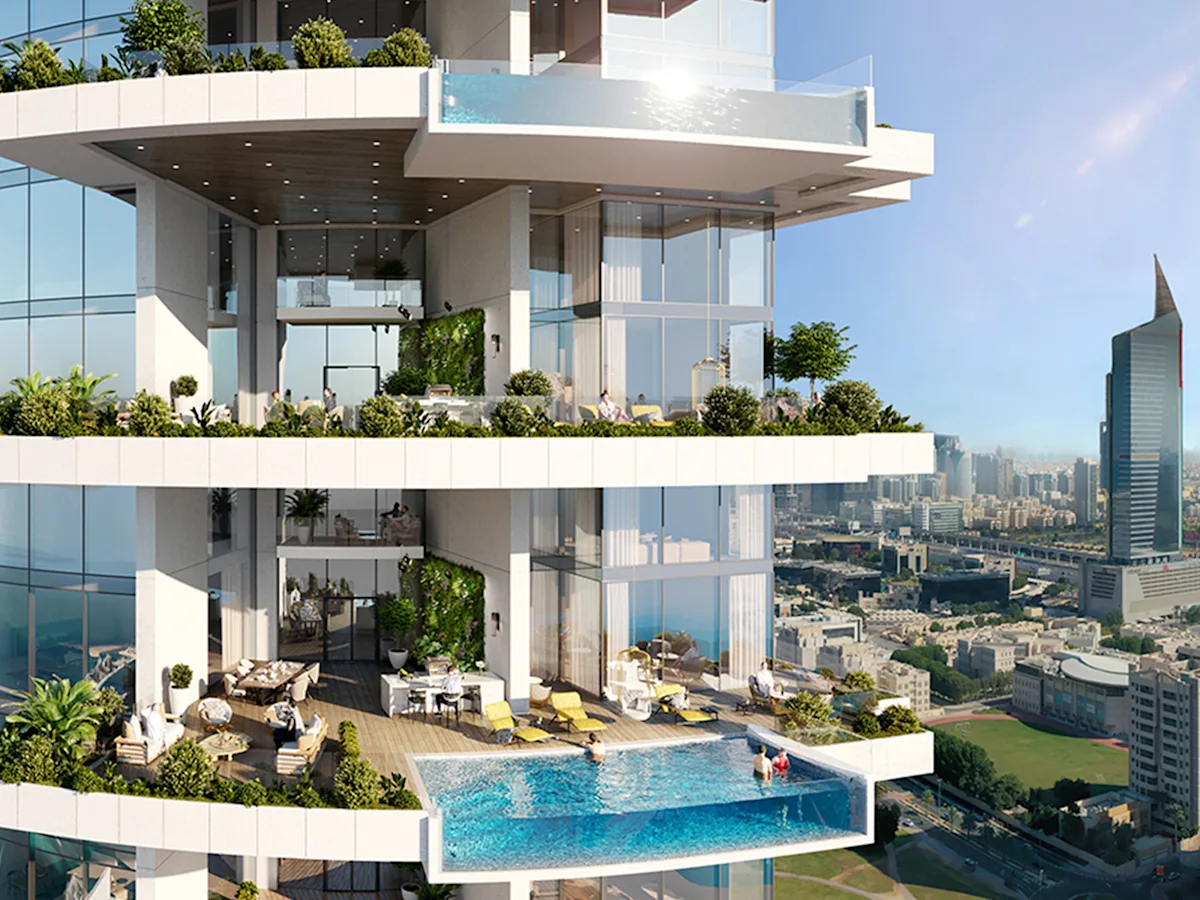 Palm Jumeirah'a bakan 70 katlı konut kulesi - Palm View Tower