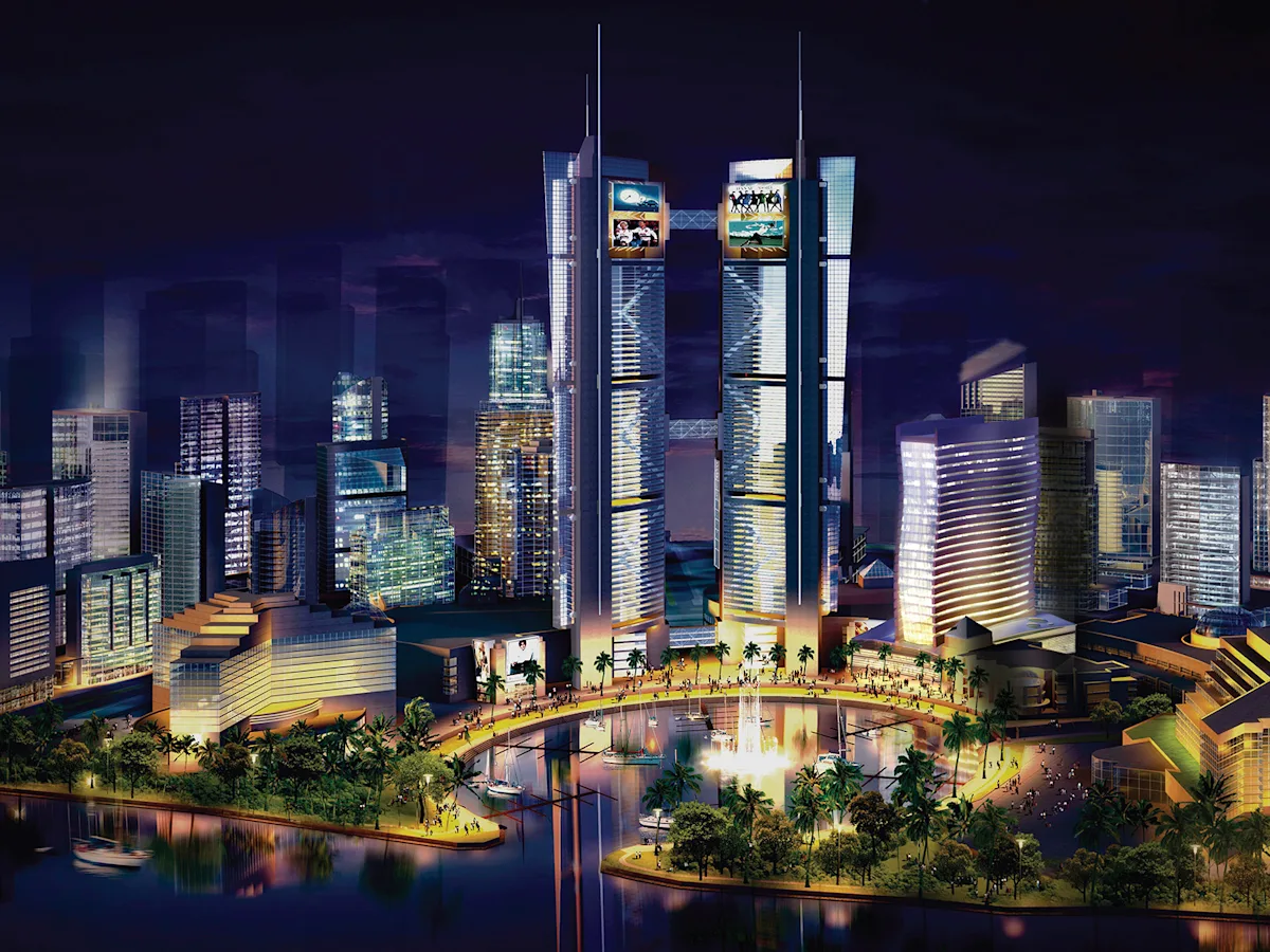 Al Reem Island'daki Waterfront Tower kulesi