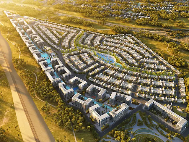 Dubai Investments Park’ta nehir kıyısında villalar - Riverside Riverside