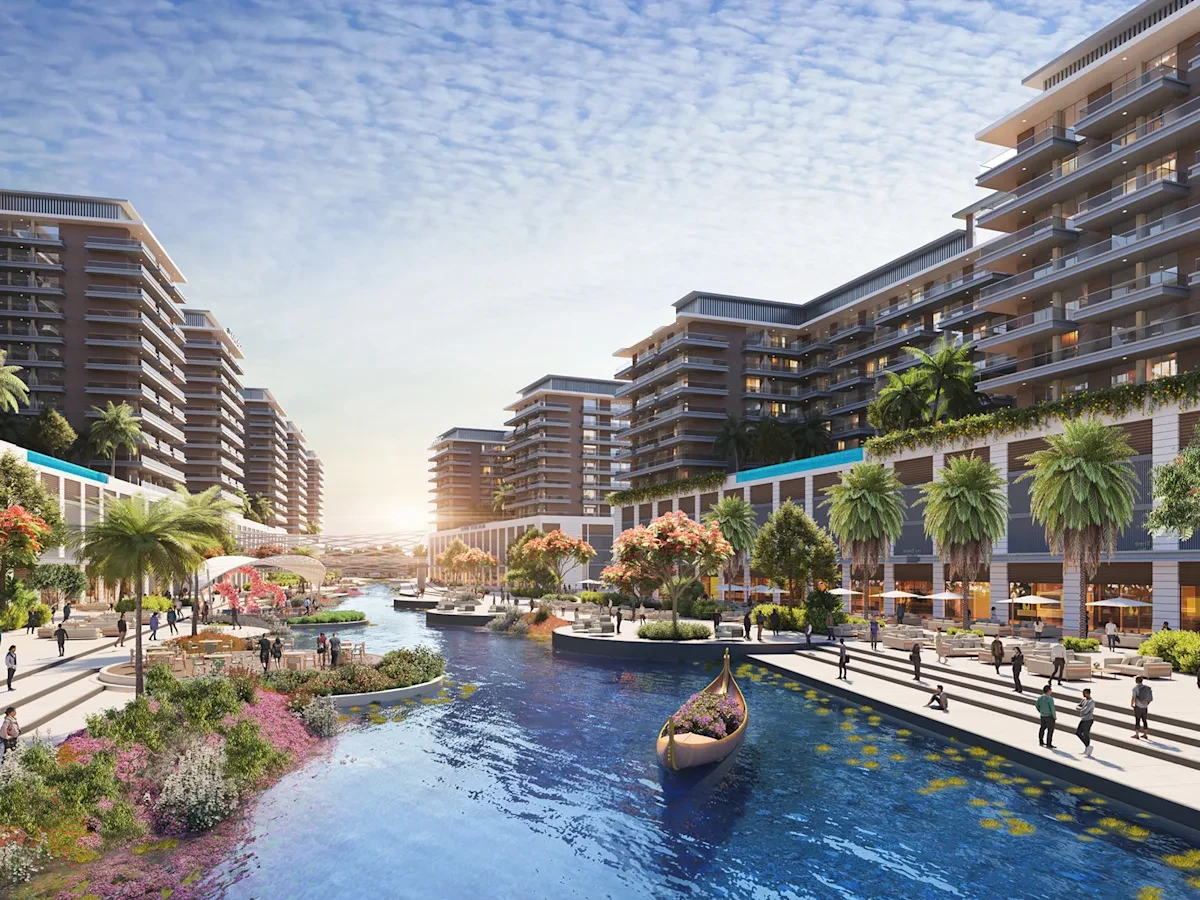 Dubai Investments Park'ta (DIP) nehir kıyısında daireler - Riverbank Apartments