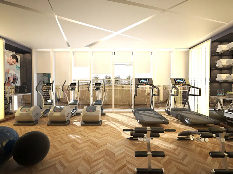 Royal Bay Tower'de spor salonu