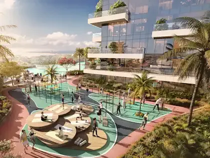 Safa View Tower’te açık hava spor salonu