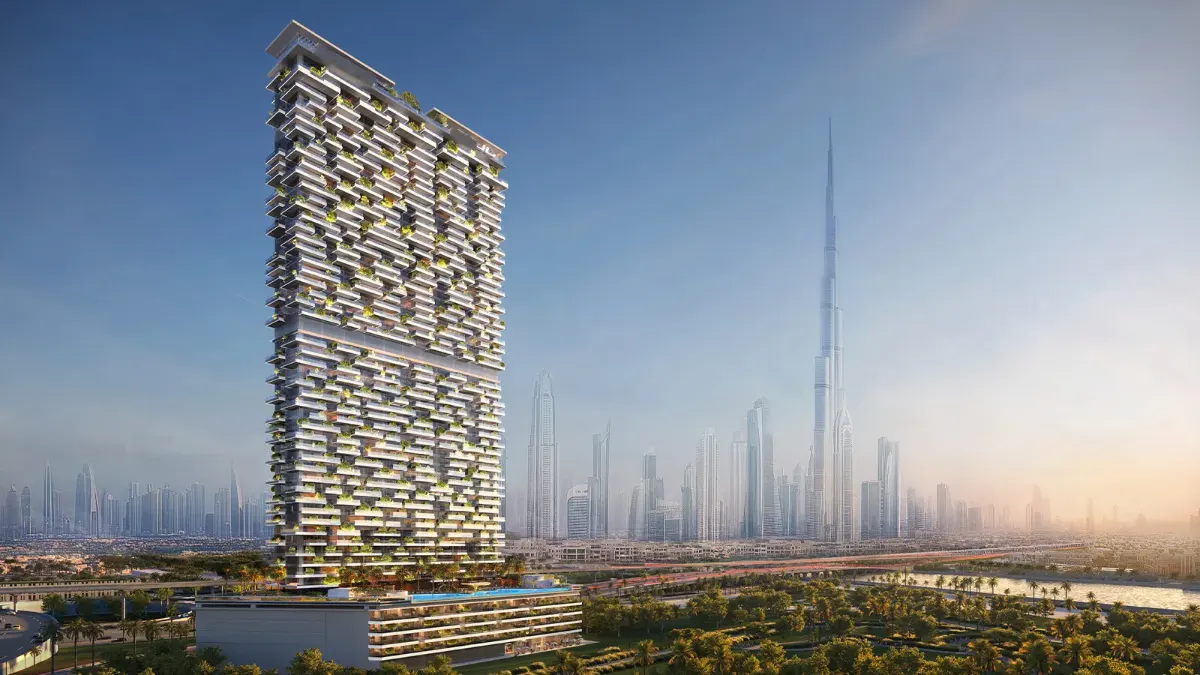 Dubai’de Şeyh Zayed Yolu üzerinde, Al Safa Parkı yanında lüks konut kulesi - Safa View Tower Safa View Tower