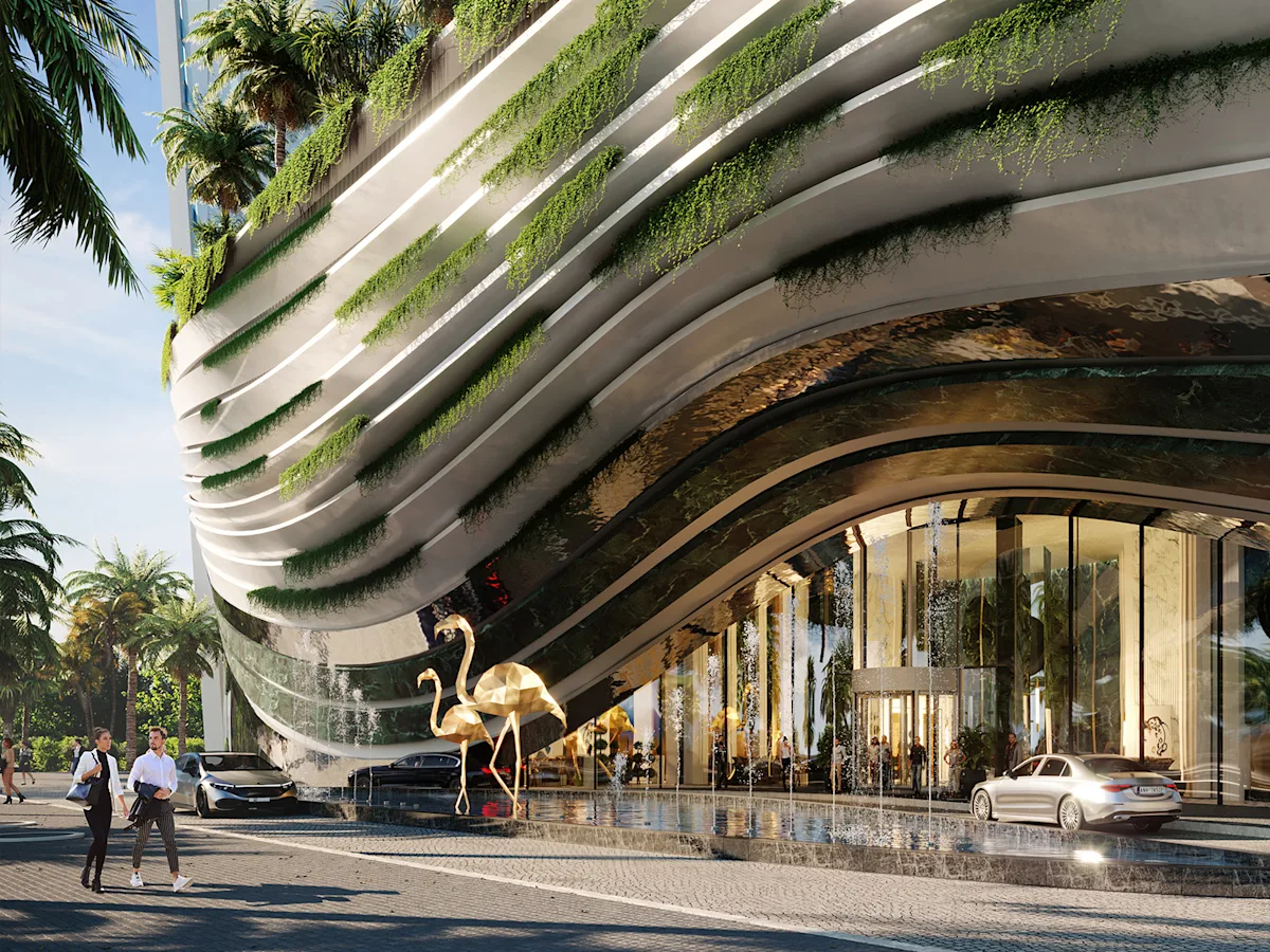 Safa Park yanındaki Safa Park Towers kuleleri