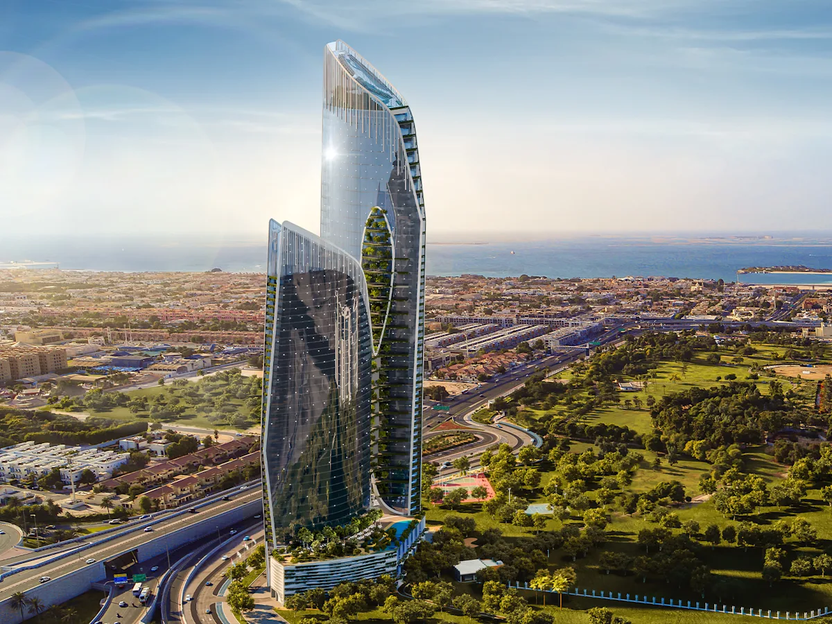 Dubai'de Safa Park yanında iki konut kulesi - Safa Park Towers