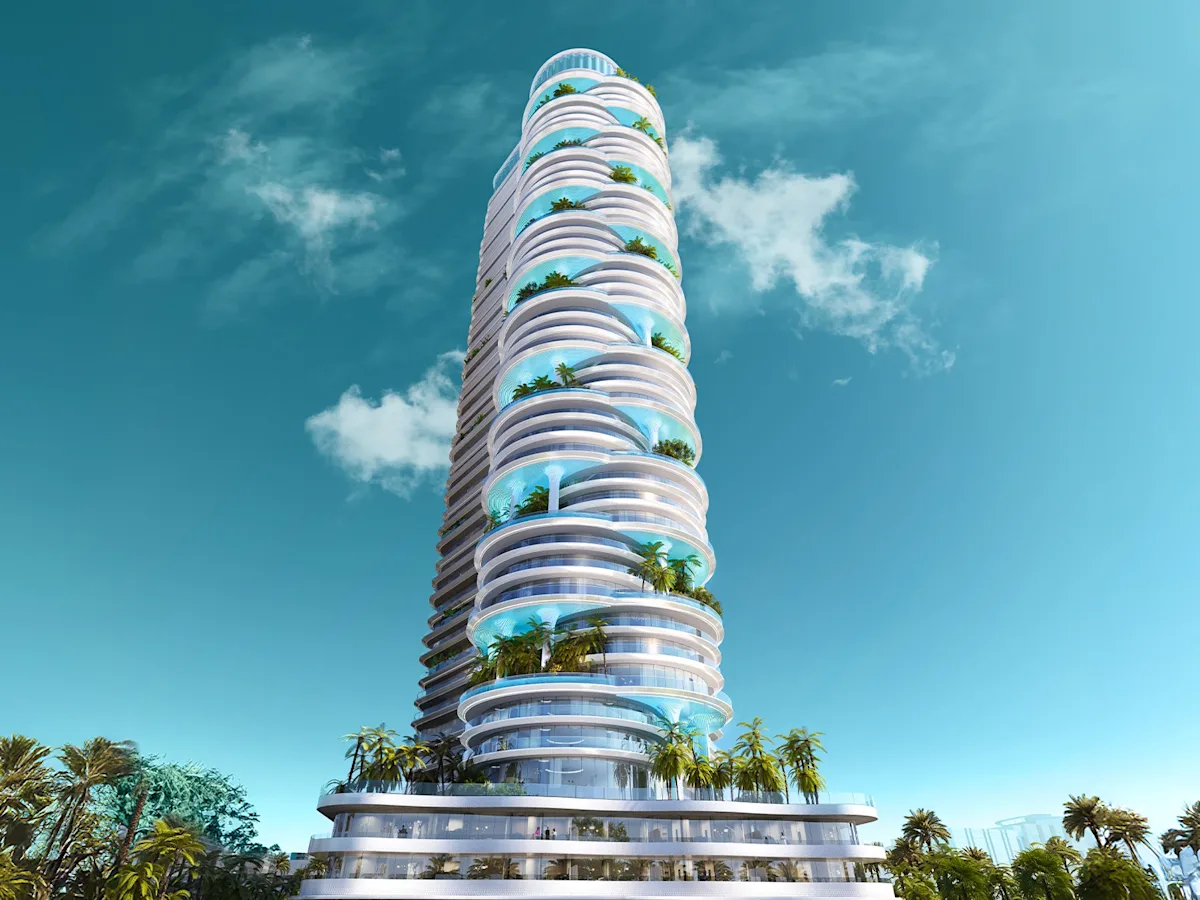 Al Sufouh'ta Palm Jumeirah manzaralı konut kulesi - Sky Island