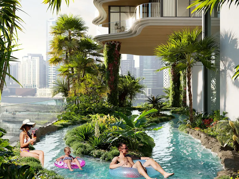 Turquoise Tower'da sakin nehir