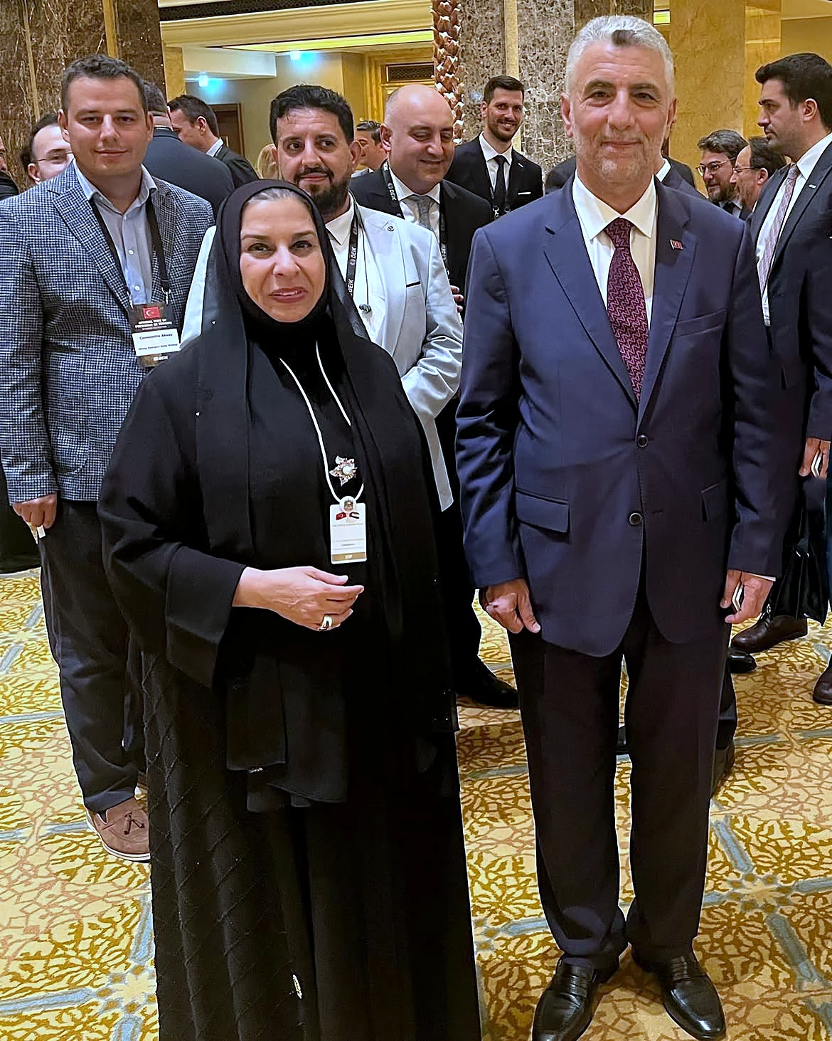 Sayın Farida Abdullah Al Awadi, Ticaret Bakanı Sayın Prof. Dr. Ömer Bolat ile