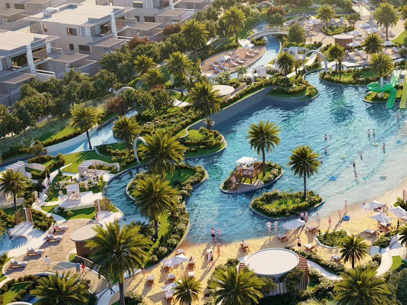 Violet Homes 3 yaşam alanında havuzlar